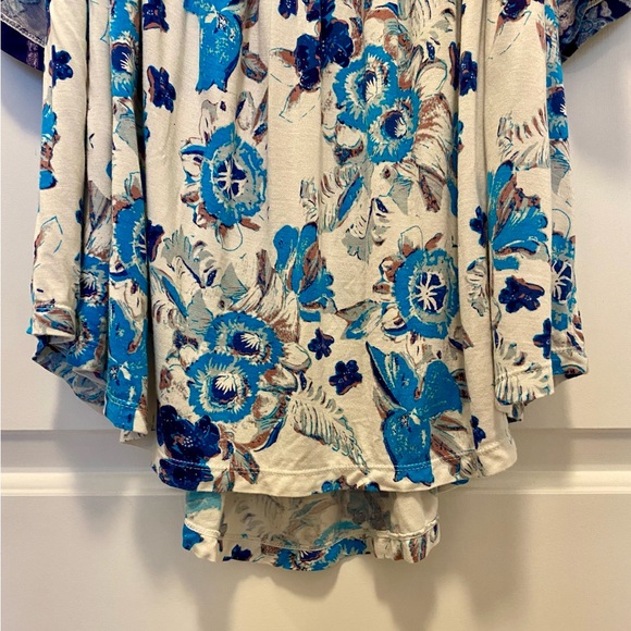 Free People cold shoulder ruffle sleeve top (XS) - Picture 6 of 8